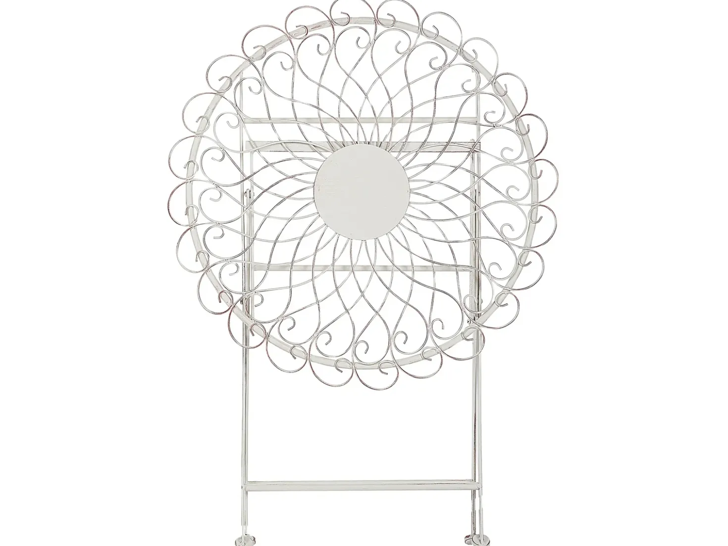 Tavolino Bistrot STIFFE 70 cm 70 cm Metallo Bianco