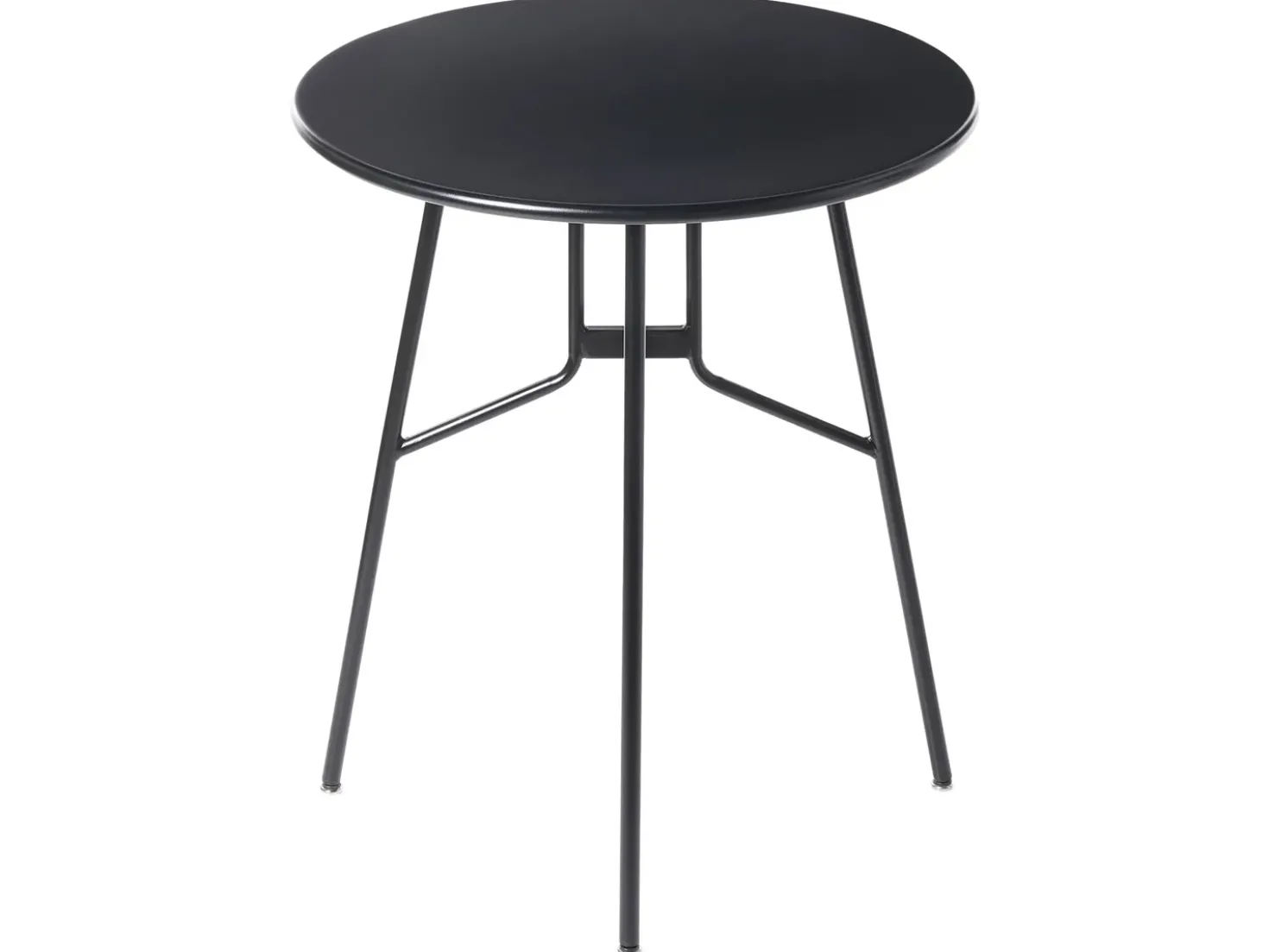 Tavolino Bistrot TALTAL 64 cm 64 cm Metallo Nero