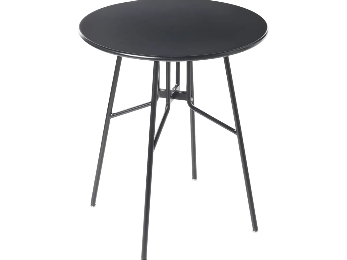 Tavolino Bistrot TALTAL 64 cm 64 cm Metallo Nero