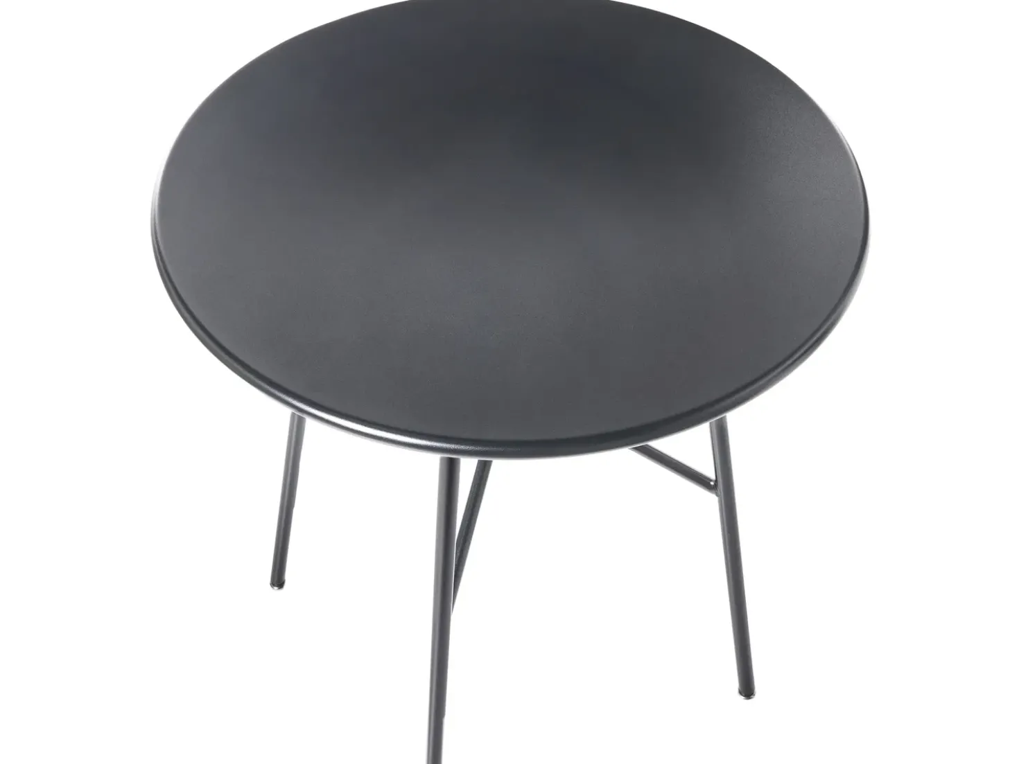 Tavolino Bistrot TALTAL 64 cm 64 cm Metallo Nero