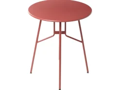 Tavolino Bistrot TALTAL 64 cm 64 cm Metallo Rosso