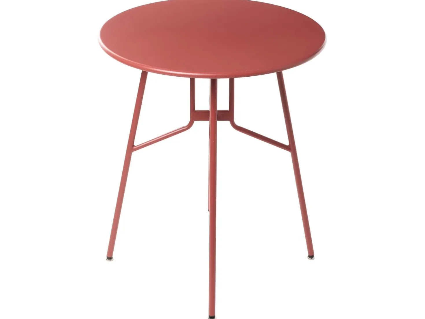 Tavolino Bistrot TALTAL 64 cm 64 cm Metallo Rosso