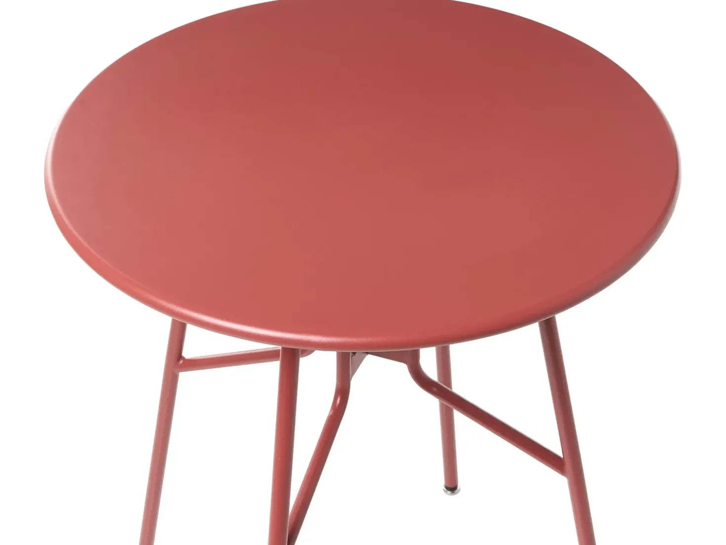 Tavolino Bistrot TALTAL 64 cm 64 cm Metallo Rosso