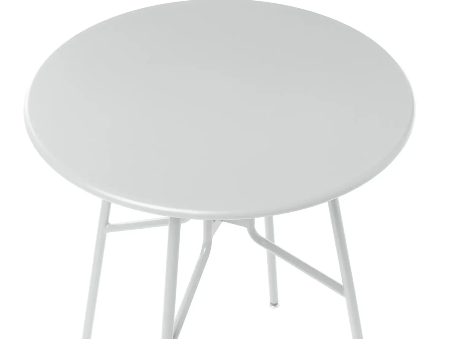 Tavolino Bistrot TALTAL 64 cm 64 cm Metallo Grigio