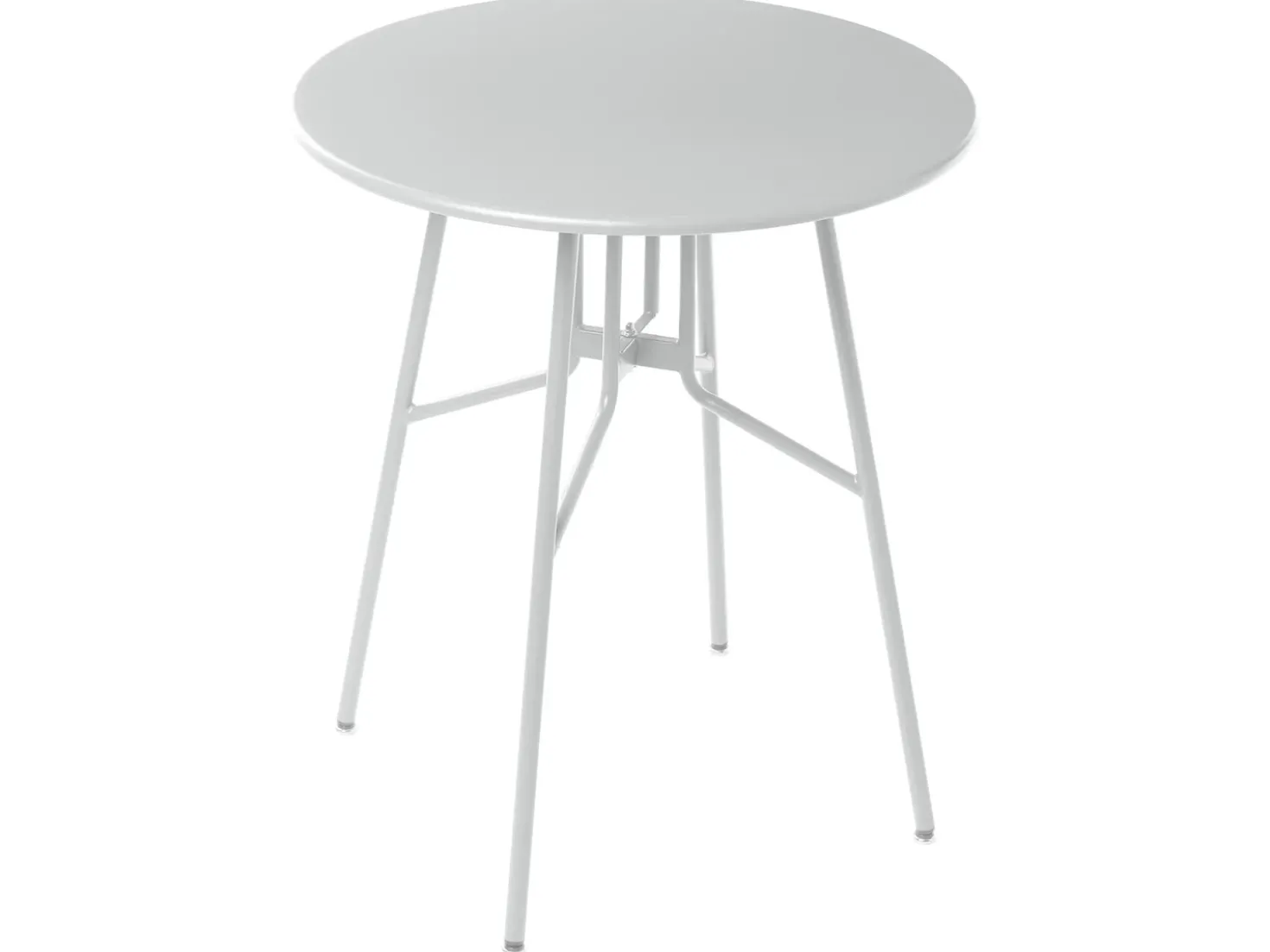 Tavolino Bistrot TALTAL 64 cm 64 cm Metallo Grigio