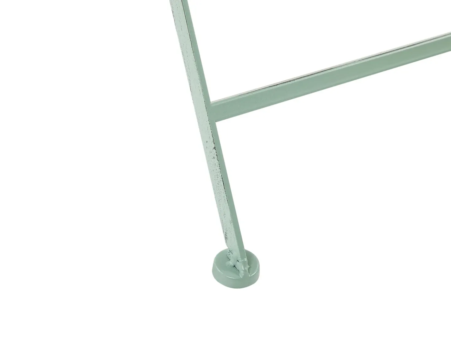 Tavolino Bistrot TRENTO 70 cm 70 cm Metallo Verde chiaro