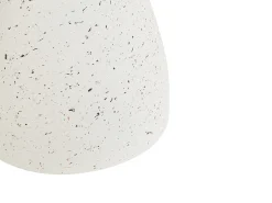 Tavolino BIVIERE 39 cm 39 cm Effetto terrazzo Terrazzo Bianco