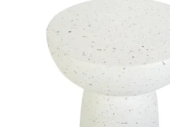 Tavolino CADINI 33 cm 33 cm Effetto terrazzo Terrazzo Bianco