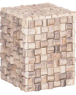Tavolino CAJEME Legno di teak Marrone chiaro
