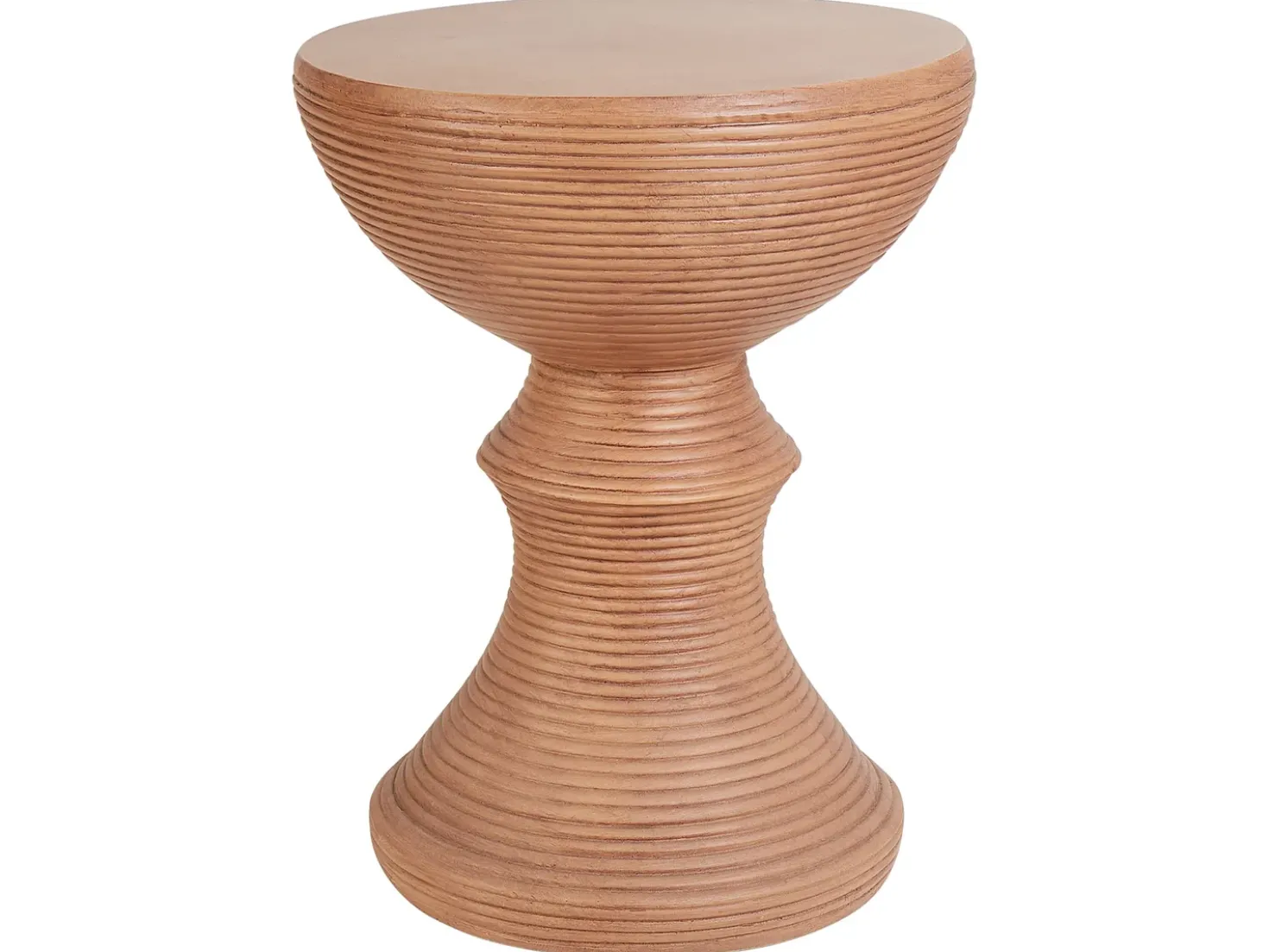 Tavolino CALDARO 40 cm 40 cm Simil legno Marrone