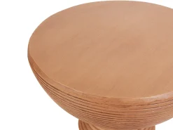 Tavolino CALDARO 40 cm 40 cm Simil legno Marrone