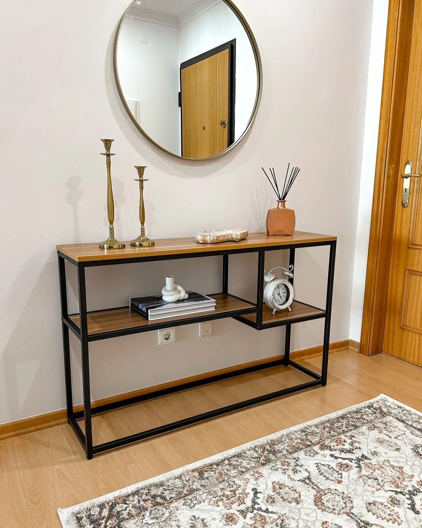 Tavolino consolle BELMONT Marrone