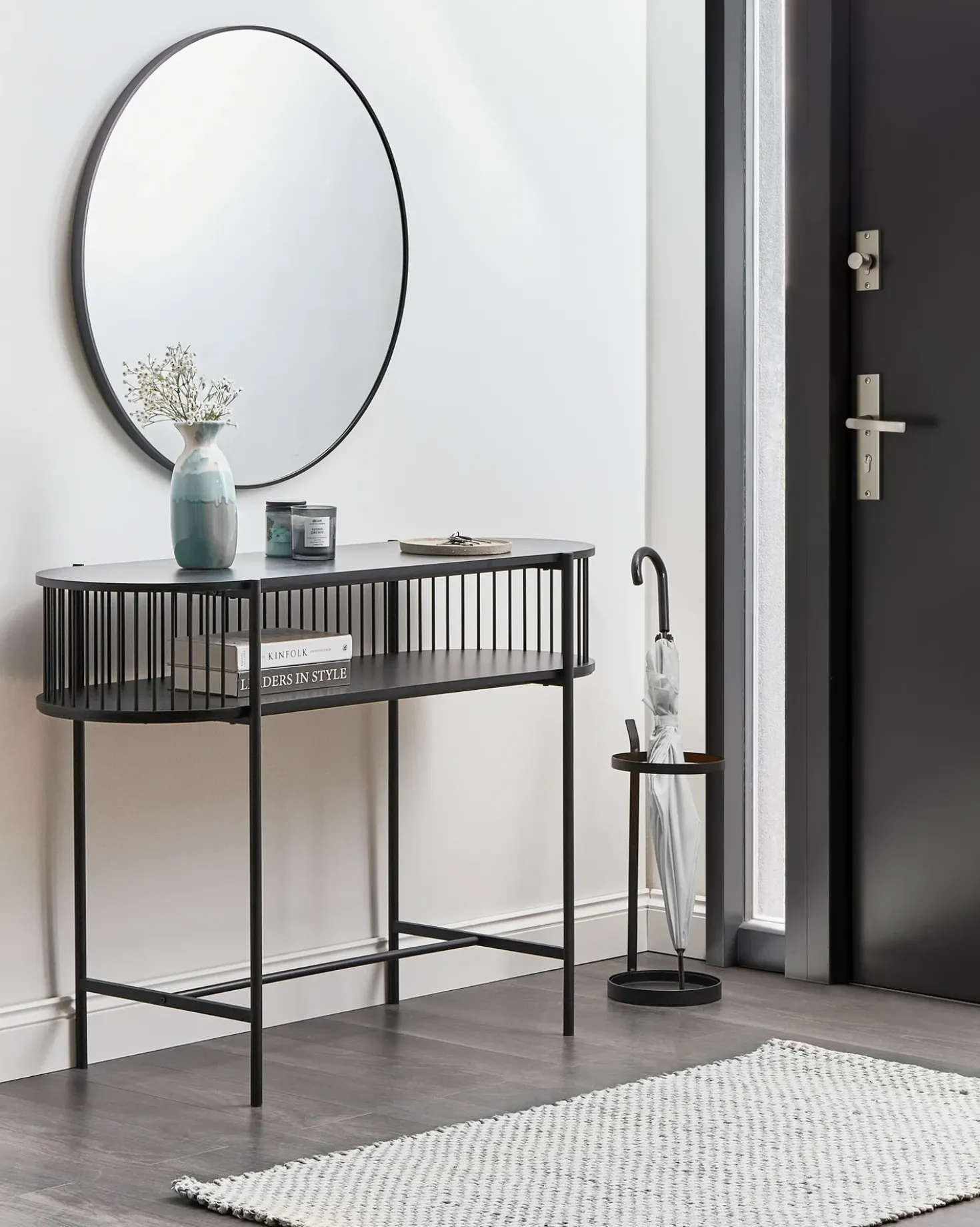 Tavolino consolle BIRSON Nero