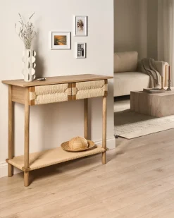 Tavolino consolle BONDI Marrone chiaro