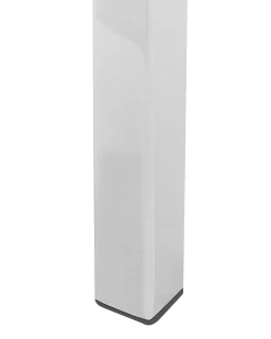 Tavolino consolle CALVERT Vetro temperato Marmo/Argento