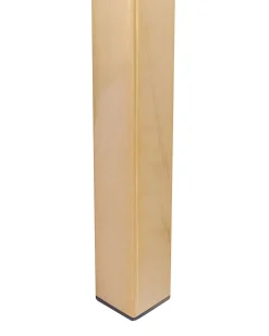 Tavolino consolle CALVERT Vetro temperato Marmo/Oro