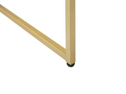 Tavolino consolle DAPHNE Bianco/Oro 100 cm 48 cm con Cassetti