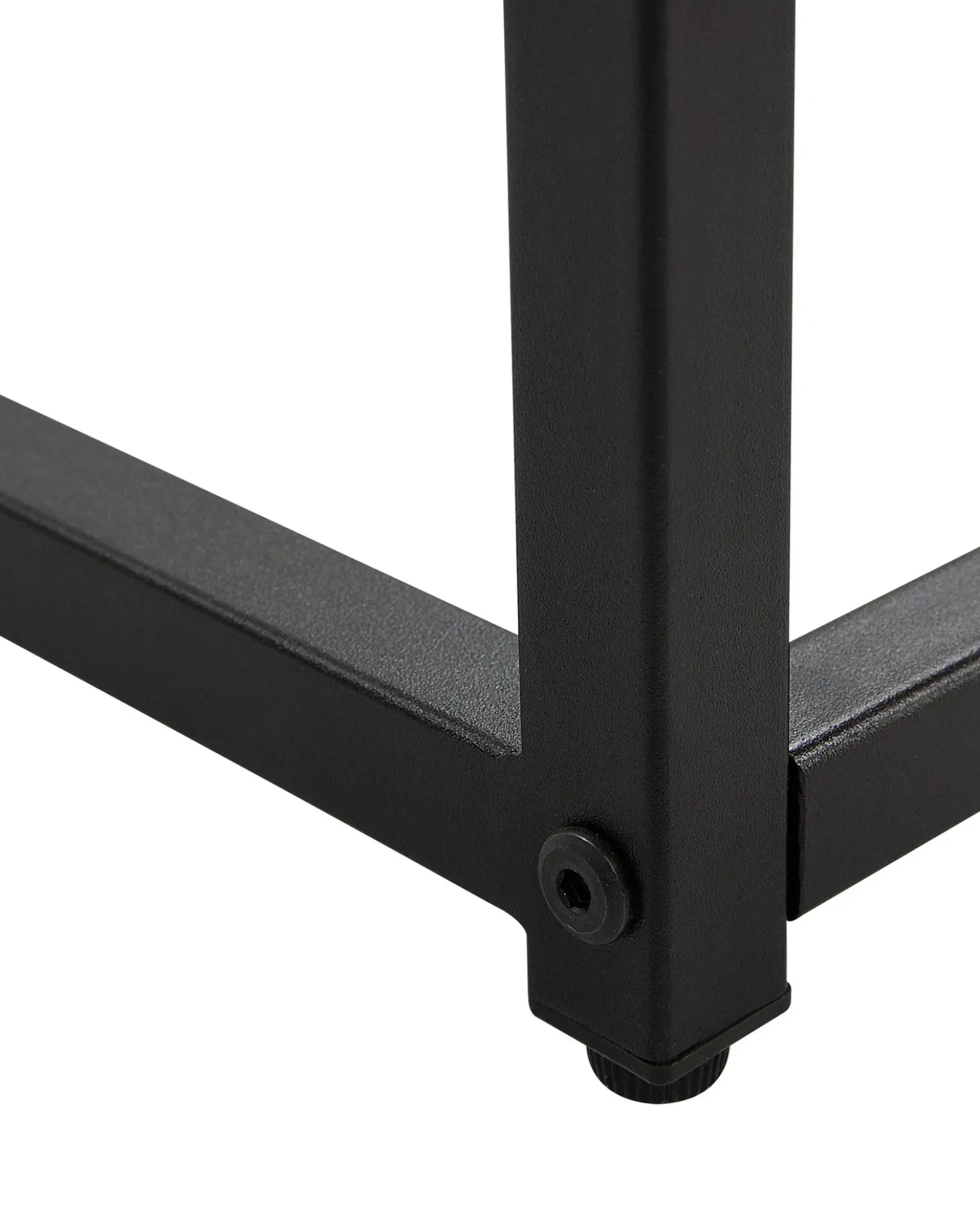 Tavolino consolle DELANO Vetro temperato Nero