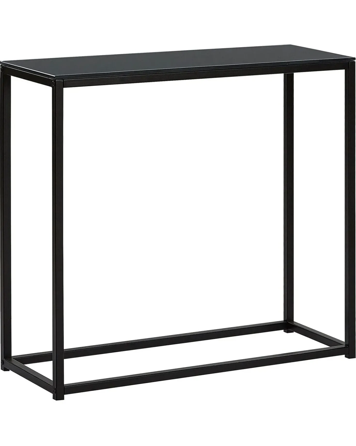 Tavolino consolle DELANO Vetro temperato Nero