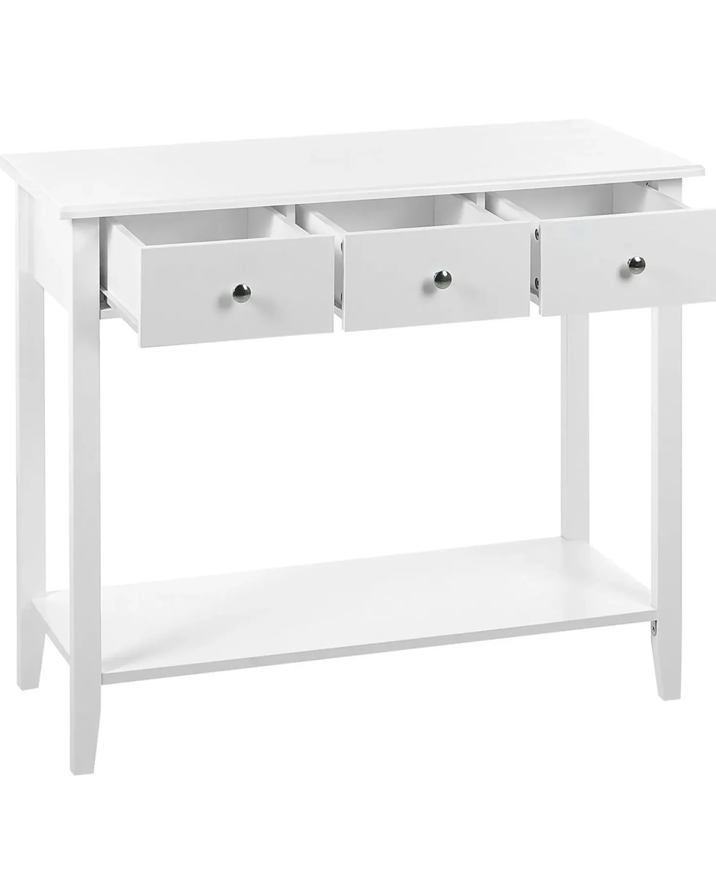 Tavolino consolle GALVA Bianco