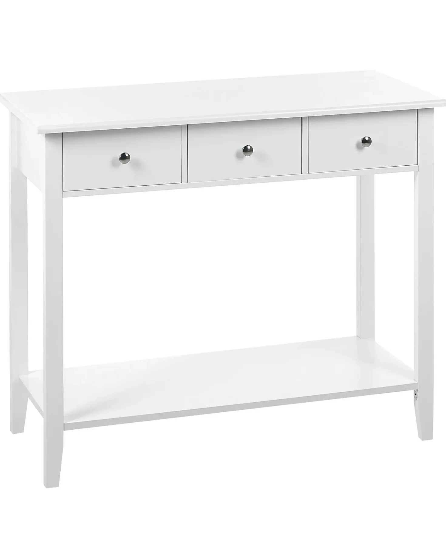 Tavolino consolle GALVA Bianco