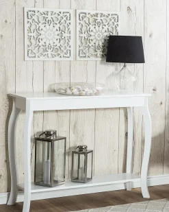 Tavolino consolle HARTFORD Bianco
