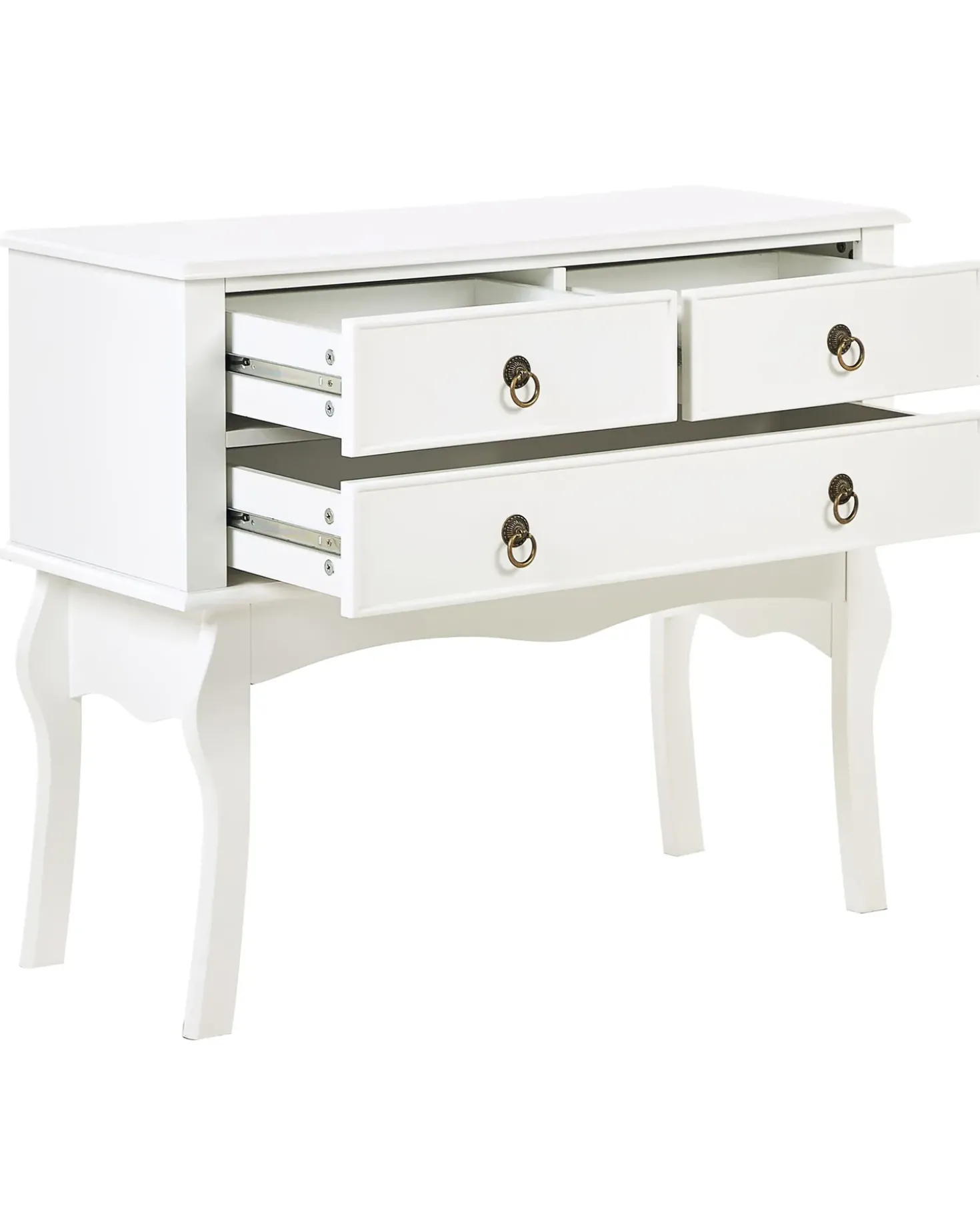 Tavolino consolle LAMAR Bianco