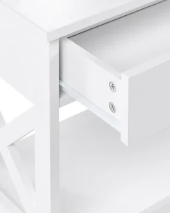 Tavolino consolle MONTGOMERY Bianco