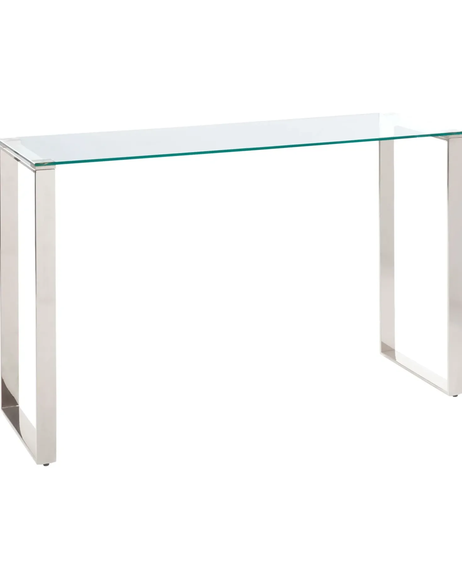 Tavolino consolle TILON Vetro temperato Argento