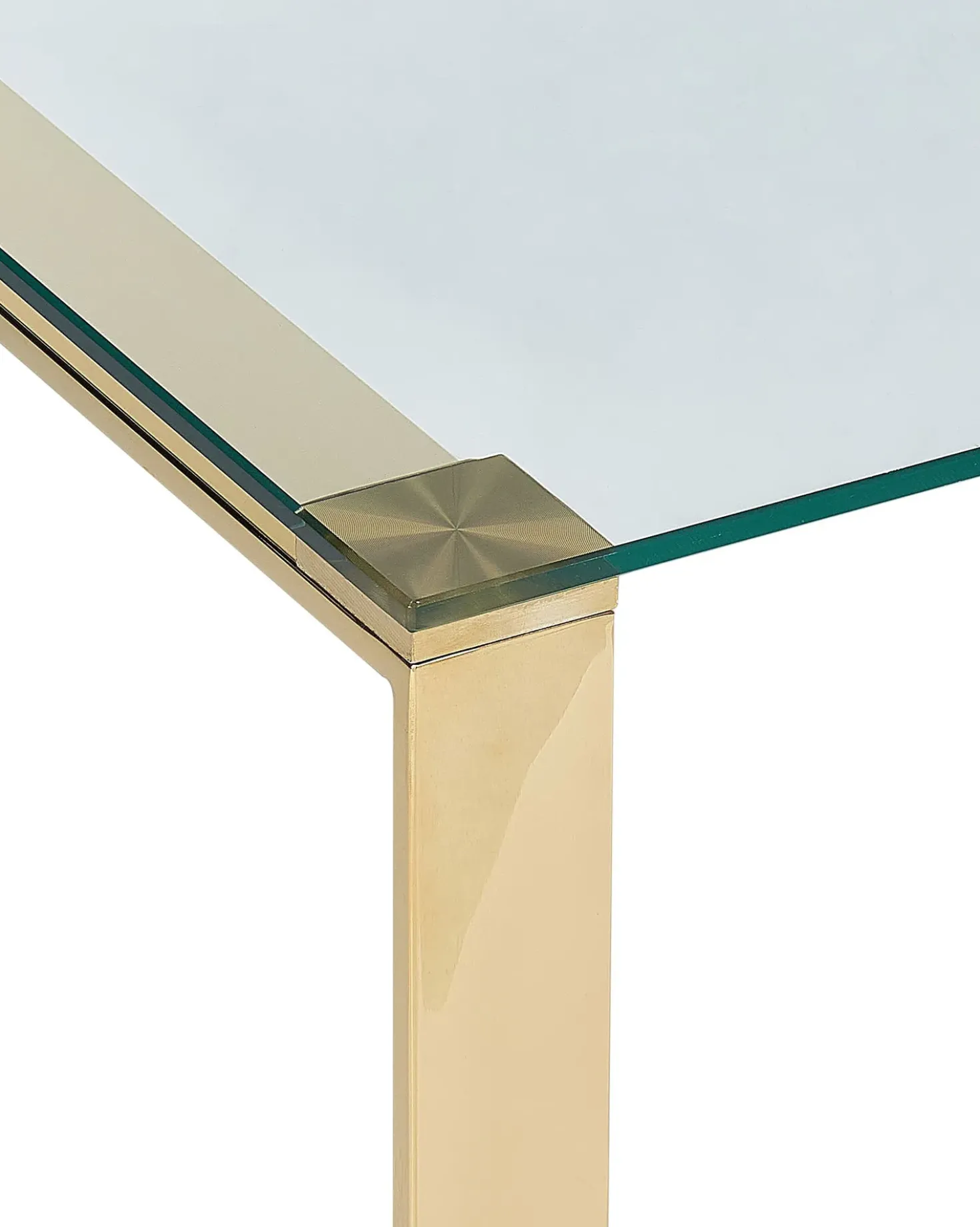 Tavolino consolle TILON Vetro temperato Oro