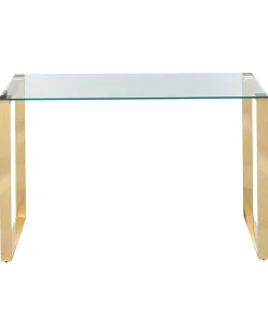Tavolino consolle TILON Vetro temperato Oro