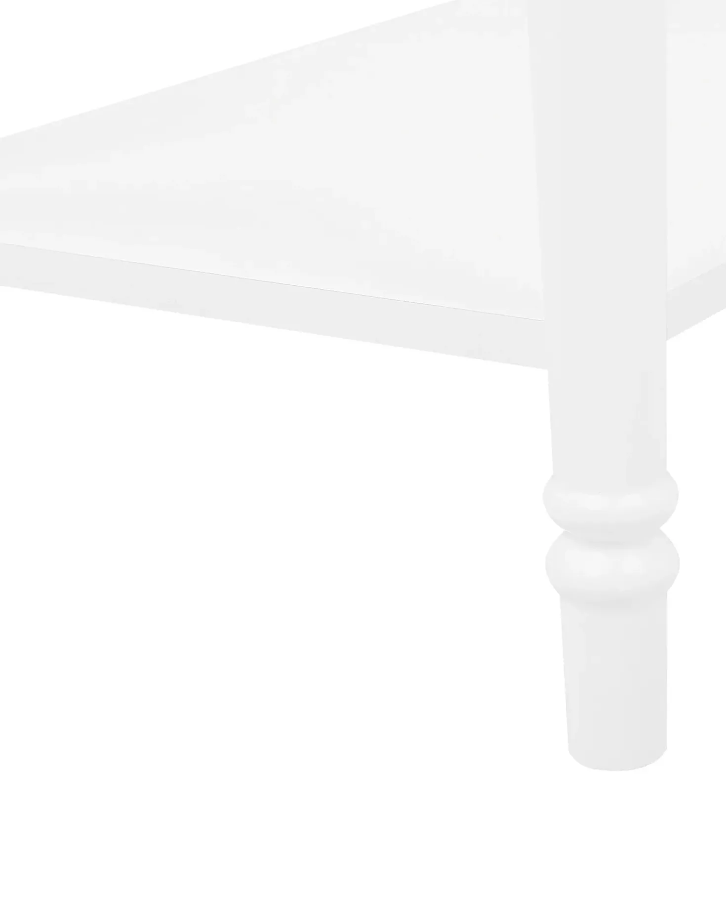 Tavolino consolle TOBAGO Bianco