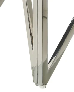 Tavolino consolle WESO Vetro temperato Argento