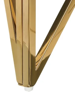 Tavolino consolle WESO Vetro temperato Oro