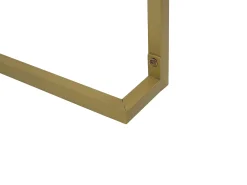 Tavolino consolle WESTPORT Nero/Oro 115 cm 50 cm con Cassetti