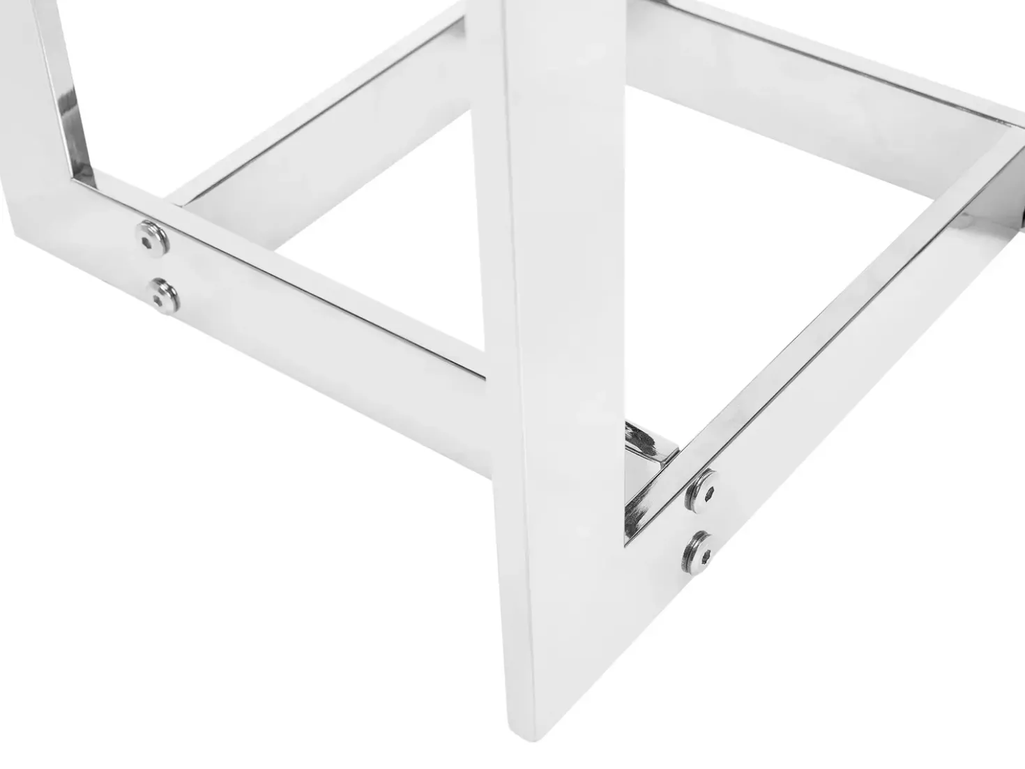 Tavolino CRYSTAL Vetro temperato Argento