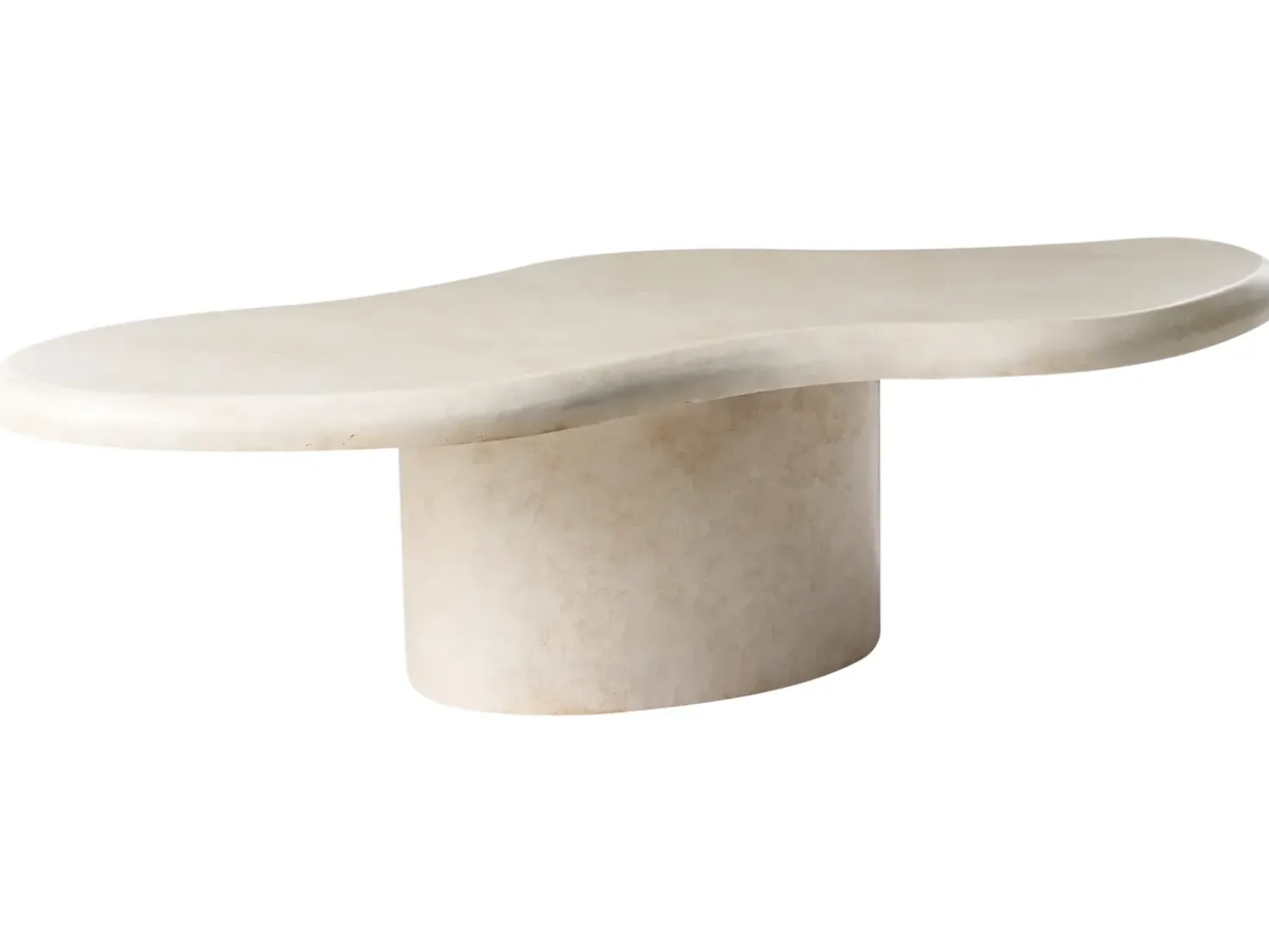 Tavolino da caffè CONZA 57 cm 120 cm Beige