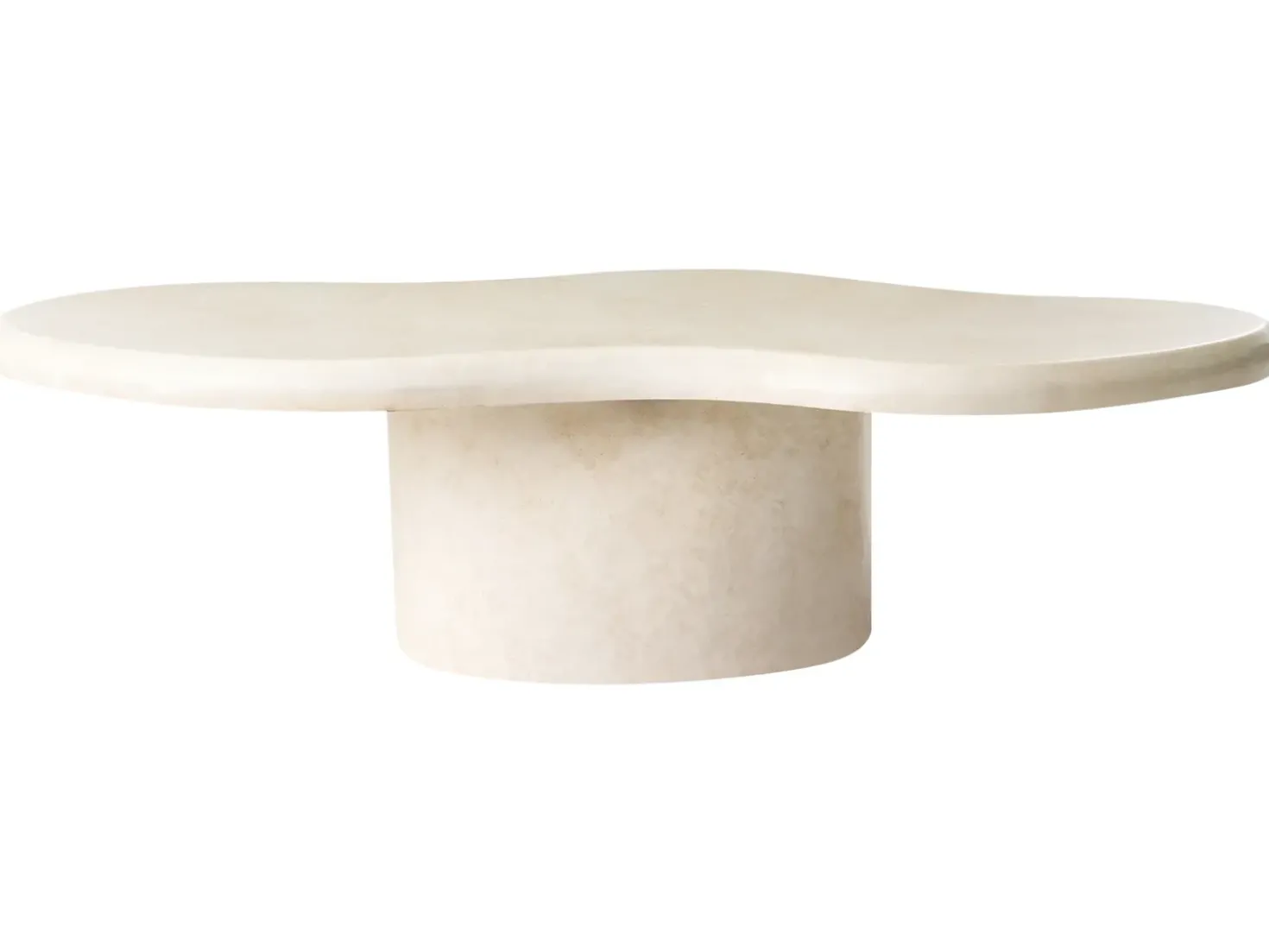 Tavolino da caffè CONZA 57 cm 120 cm Beige