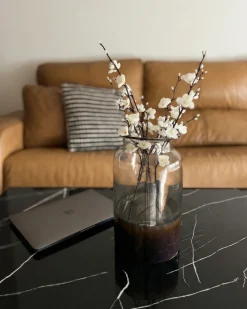 Tavolino da caffè DELANO Marmo nero