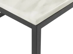 Tavolino da caffè DELANO Marmo/Nero
