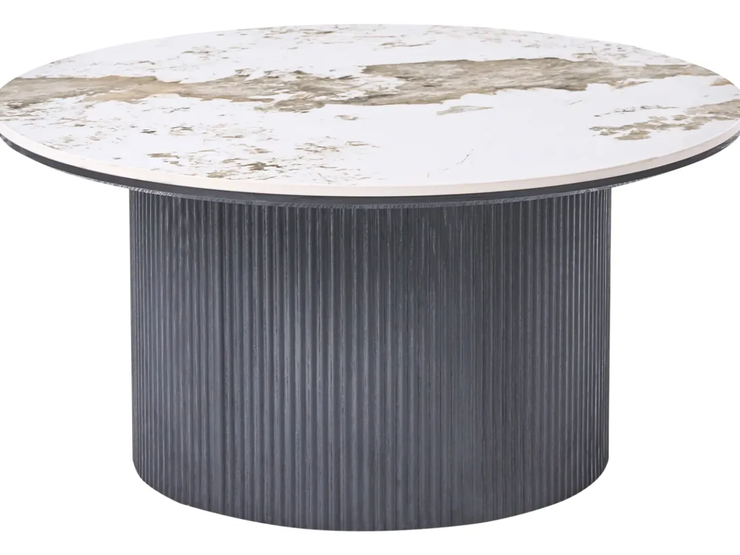 Tavolino da caffè DORA Ceramica Nero