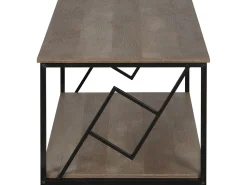 Tavolino da caffè FORRES Marrone/Nero