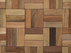 Tavolino da caffè GAMETI Legno di teak Marrone
