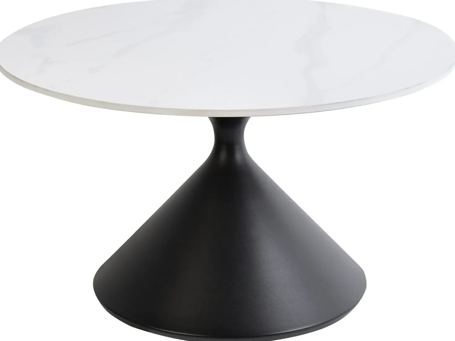 Tavolino da caffè HAIWEE Ceramica Nero/Bianco