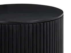 Tavolino da caffè KIRKWOOD Legno di mango Nero con contenitore