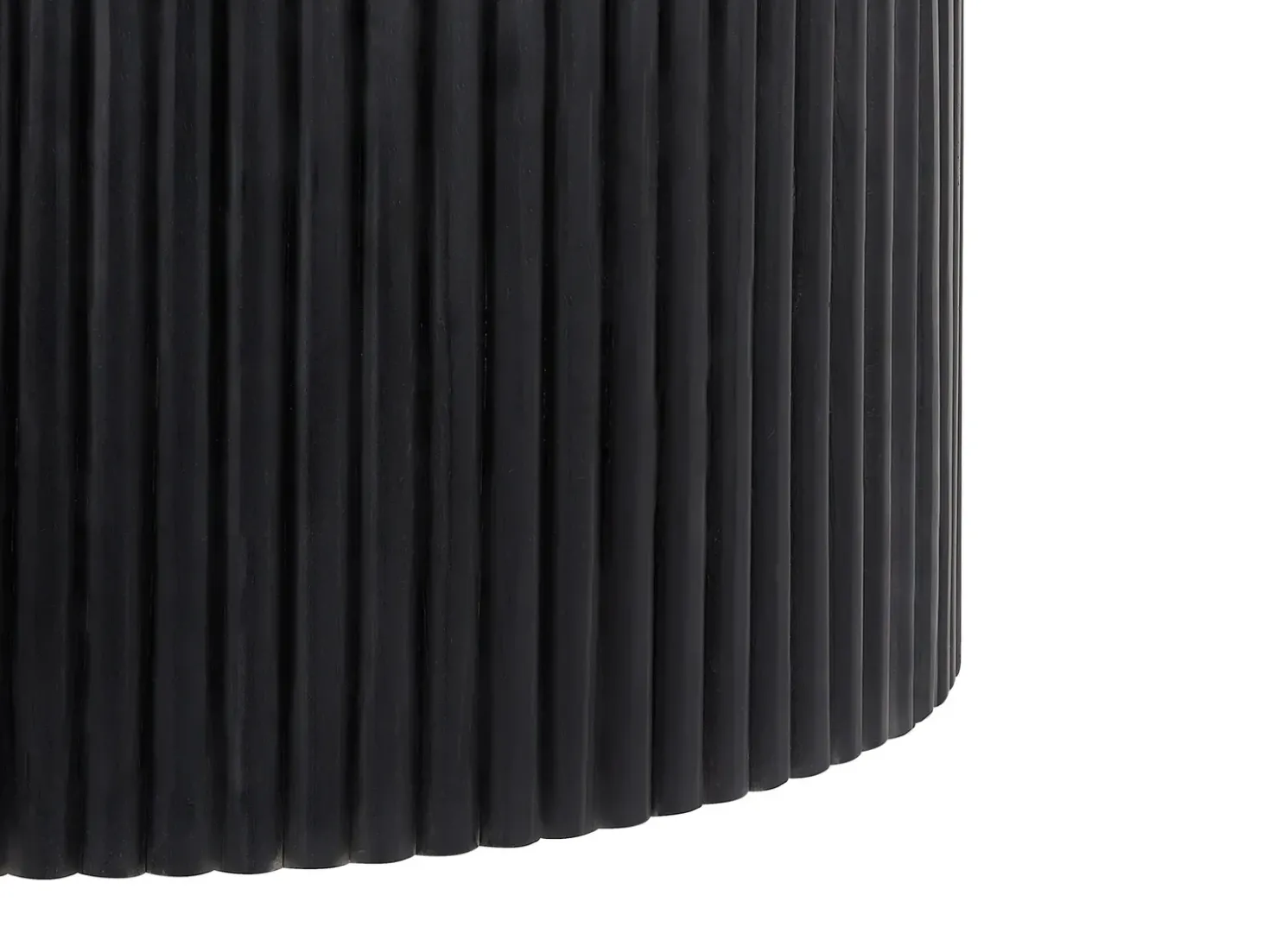 Tavolino da caffè KIRKWOOD Legno di mango Nero con contenitore