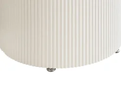Tavolino da caffè LEONA Ceramica Beige chiaro