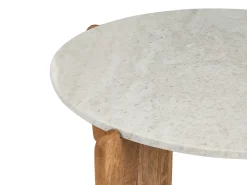 Tavolino da caffè LUNO Marmo Beige chiaro