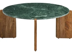 Tavolino da caffè LUNO Marmo Verde scuro