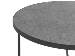 Tavolino da caffè MELODY Grigio effetto cemento